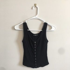 Cotton on snap button tank top